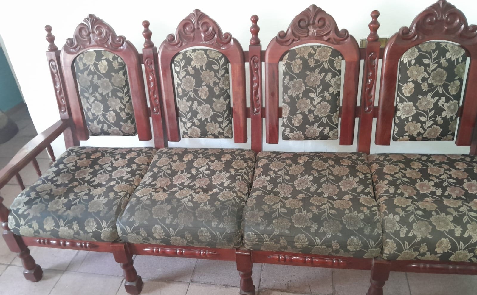 Sofá antes